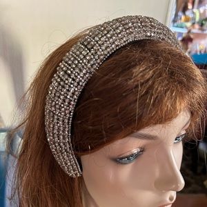 Vintage Rhinestone Encrusted Bridal Headband